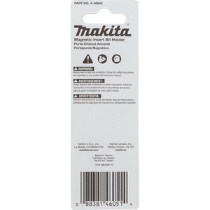 Bit Driver Impact Bit Holder 3" Magnetic