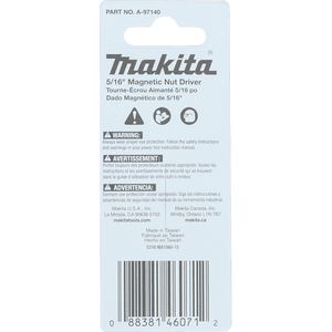 Bit Driver Impact Nutsetter Magnetic 5/16" X 1-3/4"