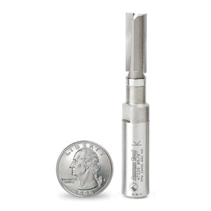 Carbide Tipped Flush Trim Plunge Template 3/8 Dia x 1 x 1/2 Inch Shank