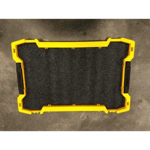 DeWalt - TOUGHSYSTEM 20 Tool Tray - Kaizen Inserts Black/Yellow 57mm