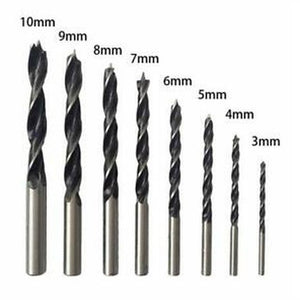 Brad Point Machine Wood Drill Set Metric