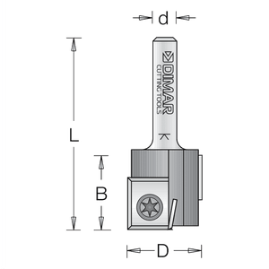 Replaceable 2 Flute Flush