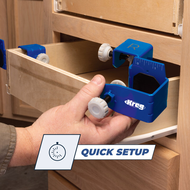 Drawer Front Mounting System