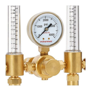 Dual CO2 Argon Helium Welding Flowmeter Regulator