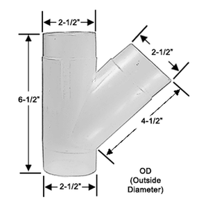 Ducting Branch Y 25-25-25