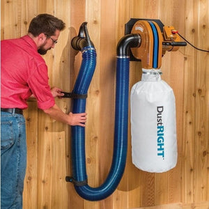 Dust Right 4'' Hose & Handle Docking Port Kit