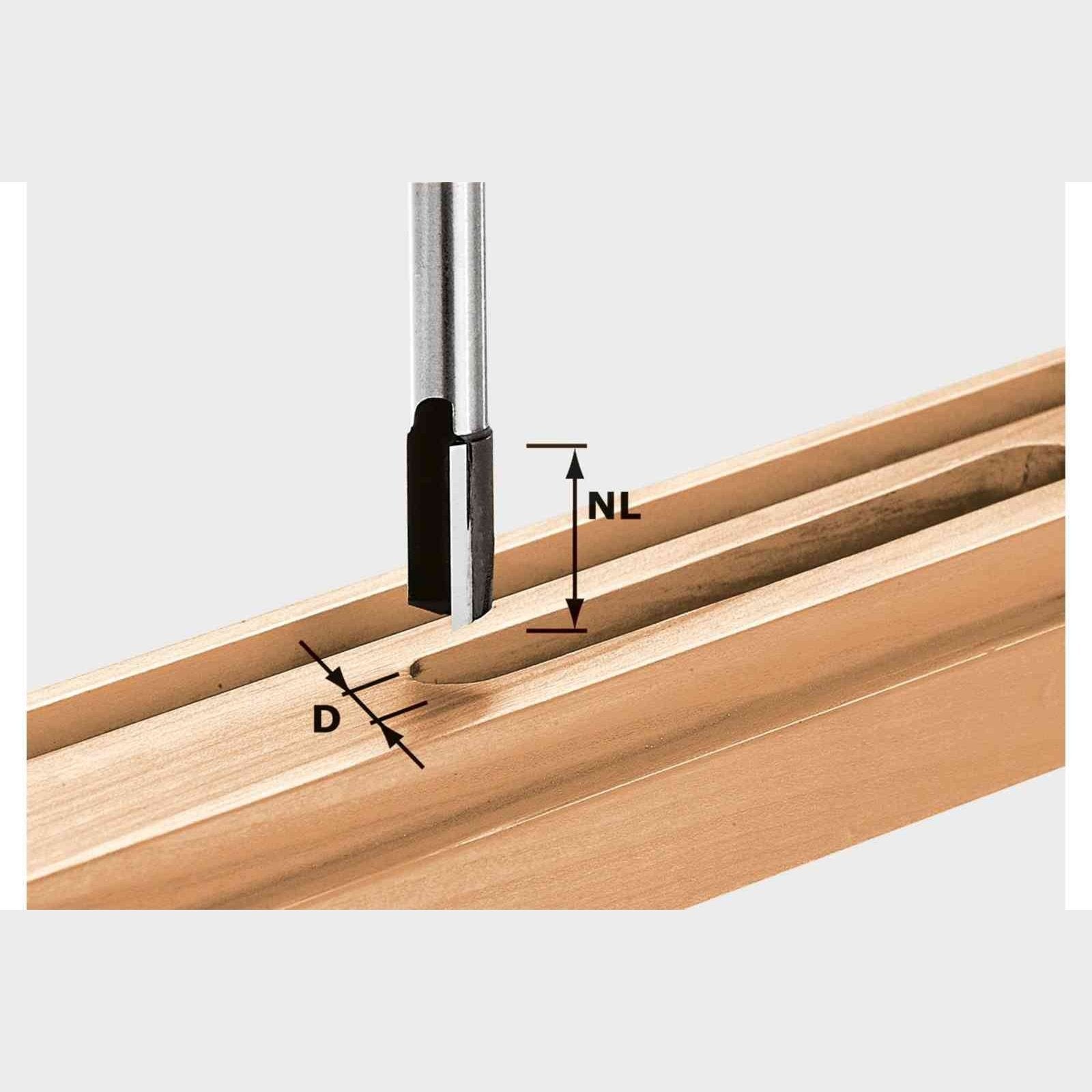 Edge trimming cutter HS shank 8 mm HW S8 D10/25