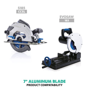 Evolution 7 In. 54T, 25/32 In. Arbor, Tungsten Carbide Tipped Aluminum And Non-Ferrous Metal Cutting Blade