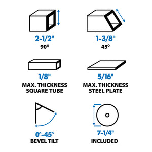 Evolution S185CCSL: Metal Cutting Circular Saw 7-1/4 In. Blade