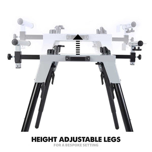 Evolution Universal Chop Saw Stand With Telescopic Arms And Folding Legs