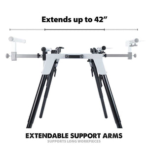 Evolution Universal Chop Saw Stand With Telescopic Arms And Folding Legs