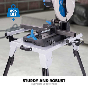Evolution Universal Chop Saw Stand With Telescopic Arms And Folding Legs