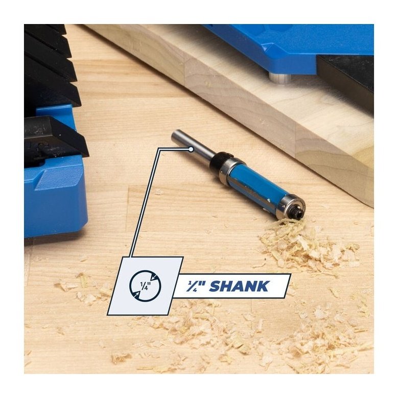 Flush-Trim Bit 1/4" Shank