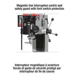 GEARHEAD MILLING/DRILLING MACHINE WITH SAFETY GUARD