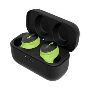 ISOtunes FREE Aware - True Wireless Bluetooth Earbuds - Safety Green Ambient Listening Technology