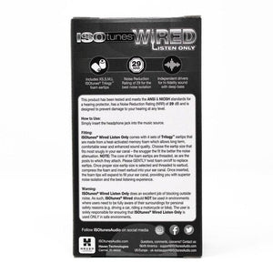 ISOtunes Wired Listen Only