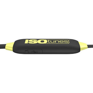 ISOtunes XTRA 20 Bluetooth Noise-Isolating Earbuds - Yellow/Black