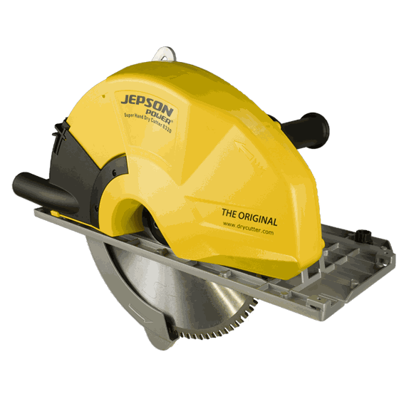 Jepson 12 5/8" Super Dry Cut Circular Saw 8320 with Saw Blade 12 5/8" 85 Tooth & Guide Rail