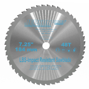 Jepson Drytech Carbide Tipped Circular Saw Blade 7 1/4" 184mm 48 Tooth for Thin Walled Steel