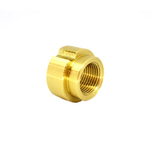 Carriage Nut - 3/4" Round w/ Notch