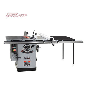 King Industrial 10" Extreme Cabinet Saw With Riving Knife Blade Guard System