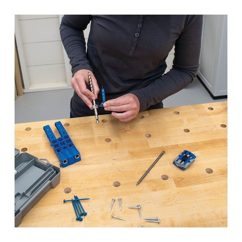 Kreg Easy-Set Drill Bit with Stop Collar & Gauge/Hex Wrench