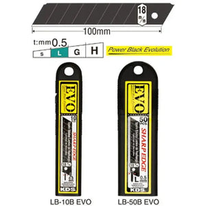 L Blades 50/Pk Black