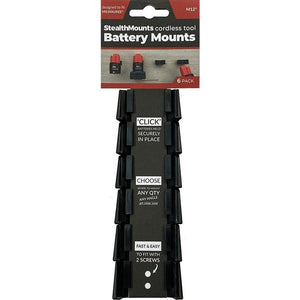 Milwaukee M12 Battery Mounts