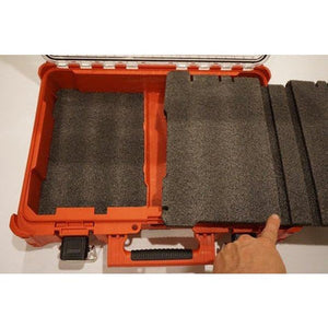 Milwaukee PACKOUT Organizer - Kaizen Foam Insert 57mm / 57mm / Black/Red