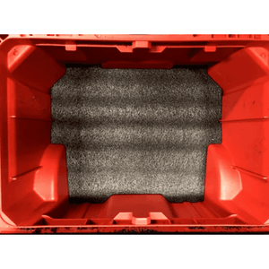 Milwaukee PACKOUT Rolling Tool Box - Kaizen Foam Inserts 57mm / Black/Red