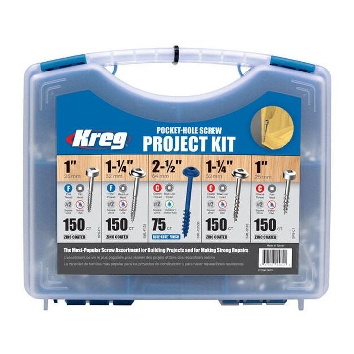 Pocket-Hole Screw Project Kit