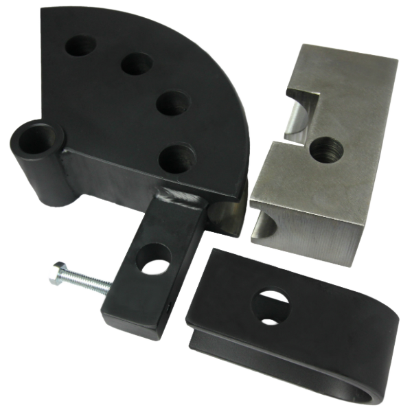 Pro-Tools 90 Degree Round Tube Die for 105 Standard Duty and Heavy Duty Tube and Pipe Bender 380 mm OD 1778 mm CLR