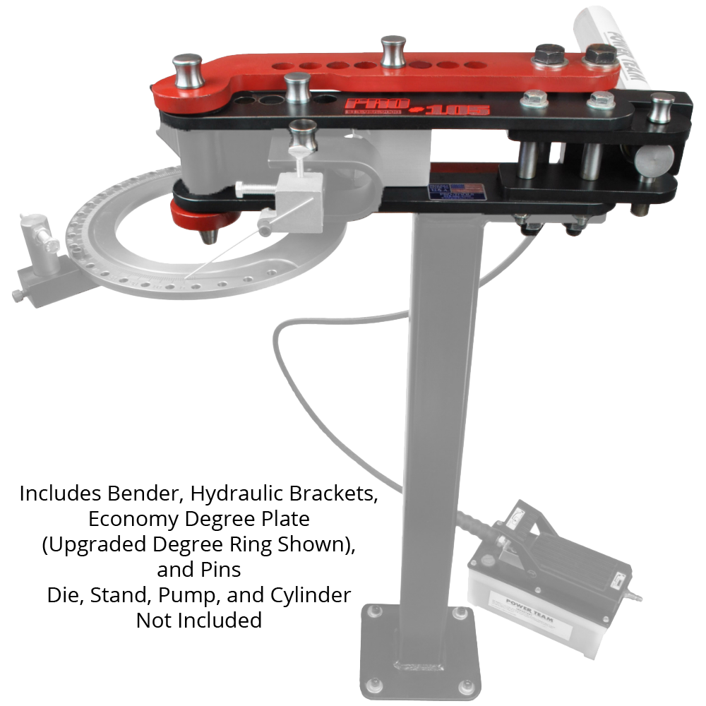 Pro-Tools Hydraulic Tube and Pipe Bender 105 Series Heavy Duty