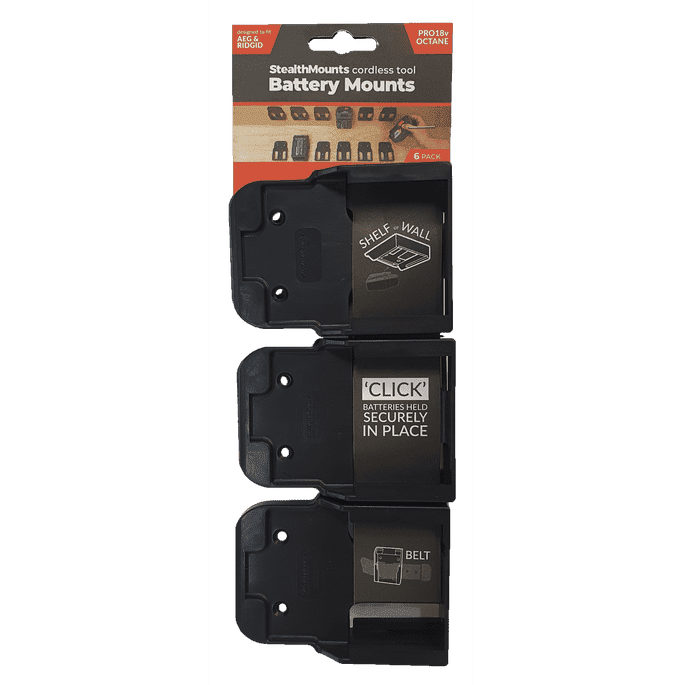 Ridgid Battery Mounts