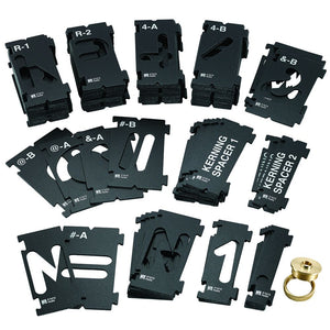 Rockler Interlock Signmaker's Template Kits, State Park Font