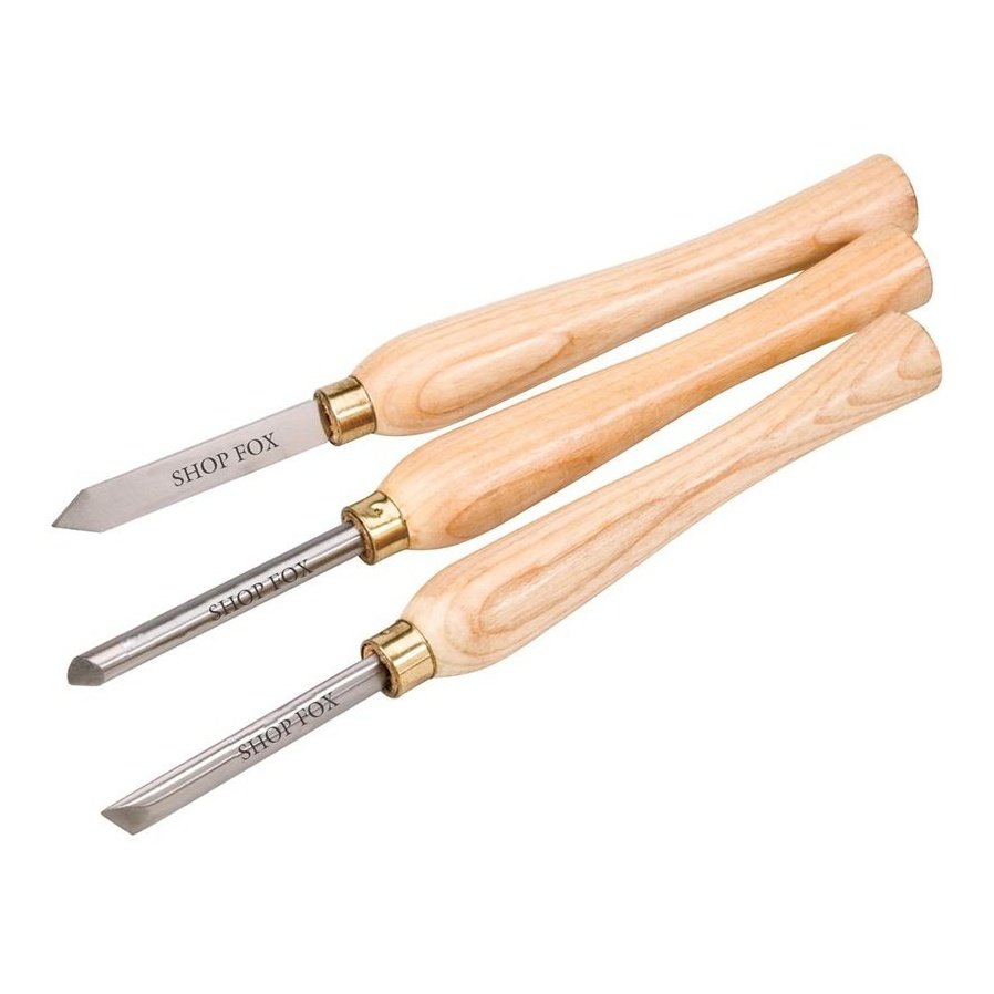 Shop Fox 3 Pc Lathe Chisel Set A