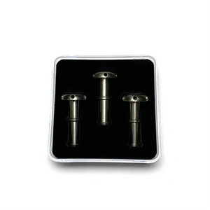 Silicone Purge Plug Shower Diffuser - Titanium Barb Outlet - 3 Pack
