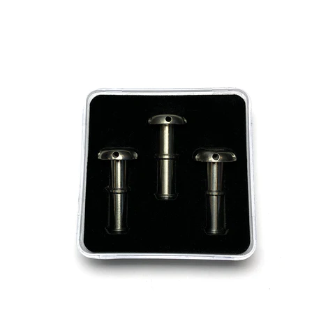 Silicone Purge Plug Shower Diffuser - Titanium Barb Outlet - 3 Pack