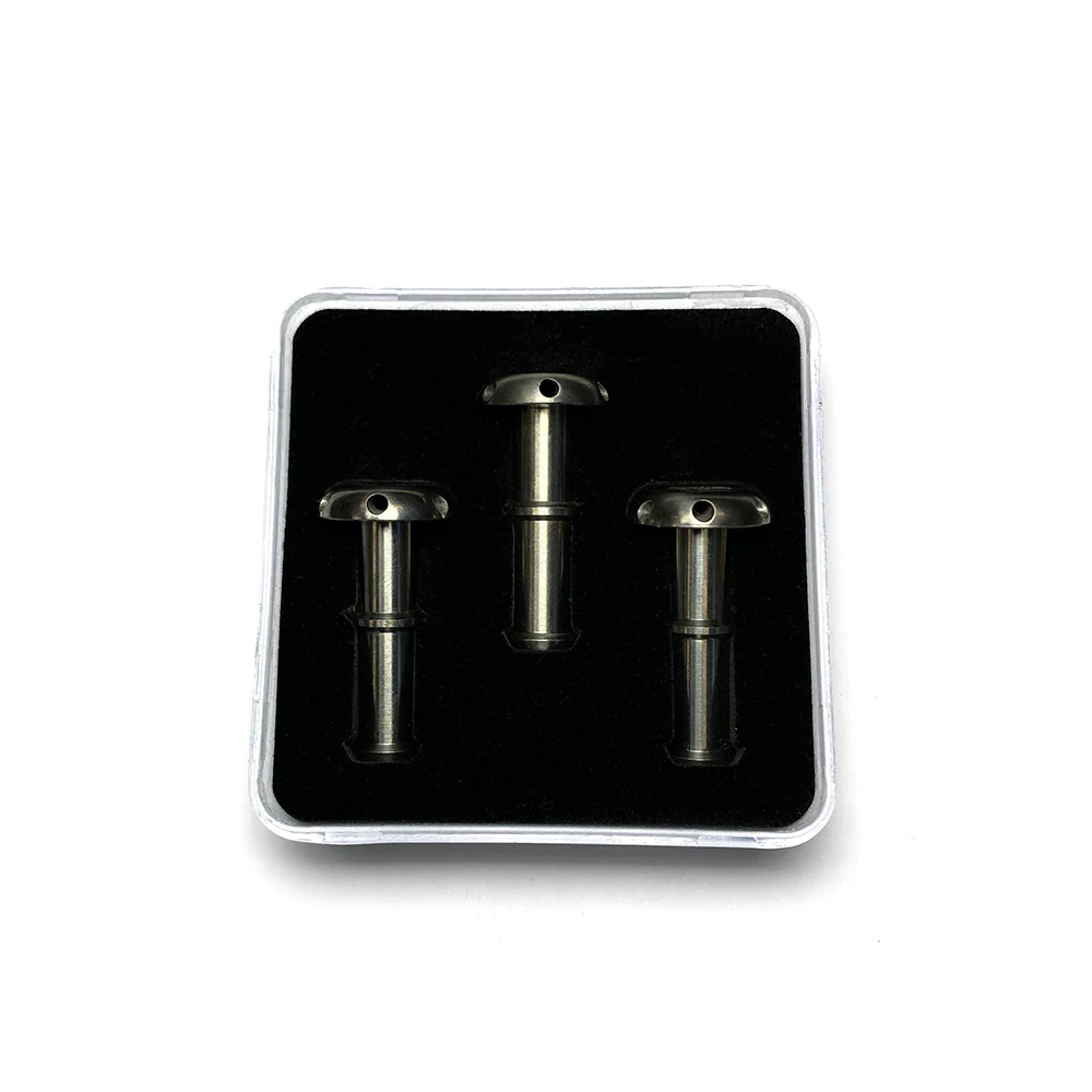 Silicone Purge Plug Shower Diffuser - Titanium Barb Outlet - 1 Pack
