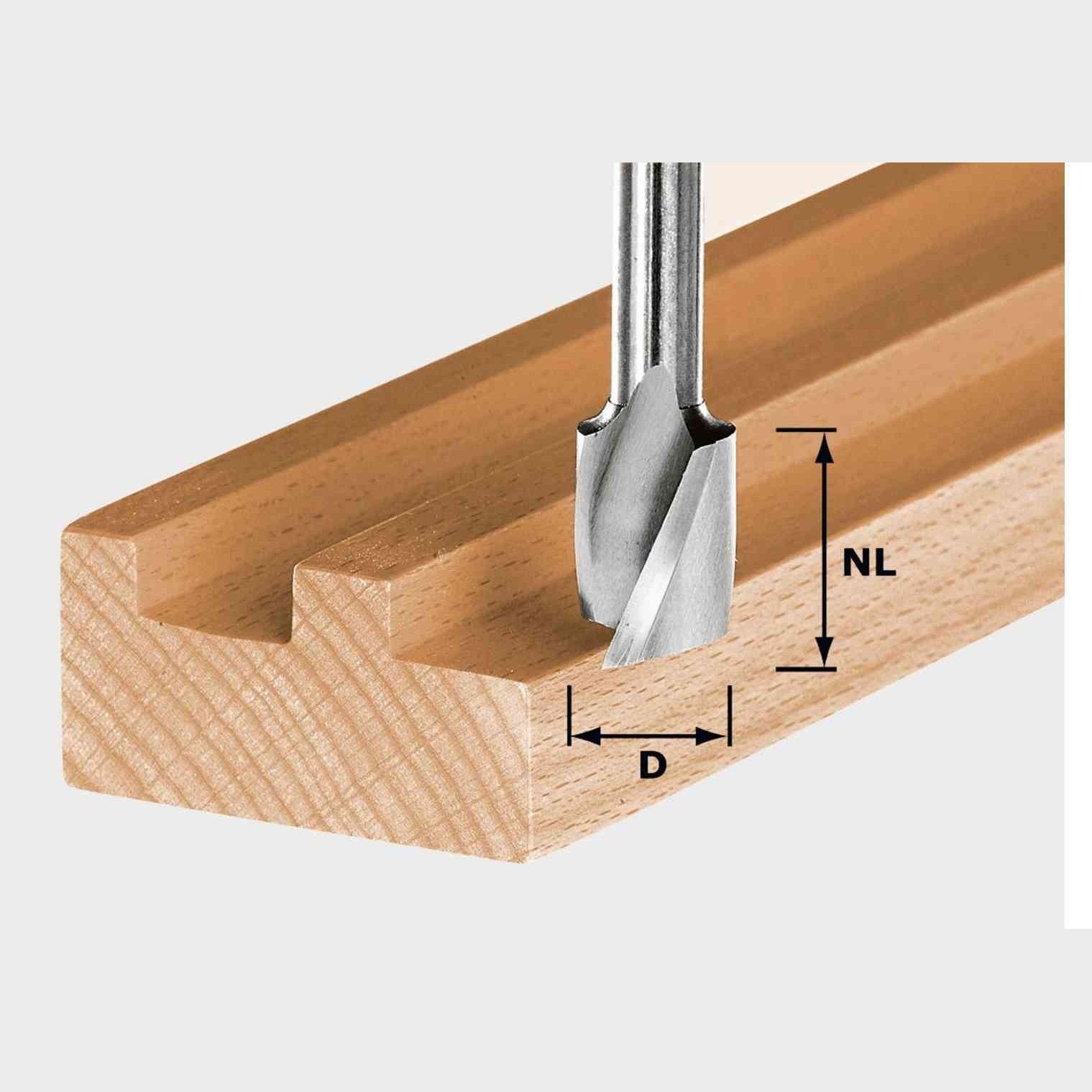 Spiral groove cutter HW Spi S8 D10/30