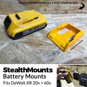 DeWalt Battery Mounts