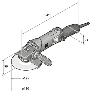 WSG 17-150 PRT 6" Compact Angle Grinder