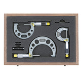 0-3" x 0.0001 Graduation Asimeto Enamel Micrometer Set