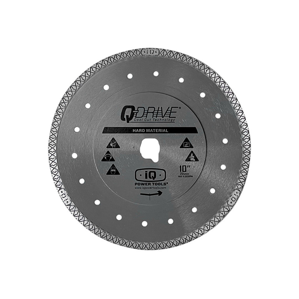 10" Q-Drive Hard Material Blade for use with the iQTS244