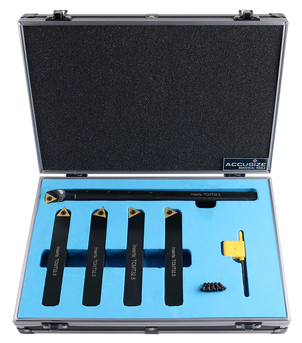 Accusize - "4+1" Pc Mini Tool Holder and Boring Bar Set