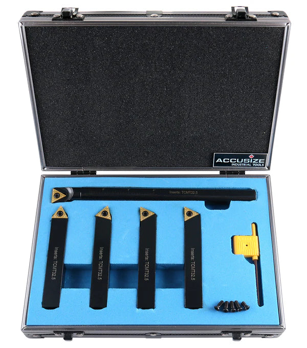 Accusize - "4+1" Pc Mini Tool Holder and Boring Bar Set