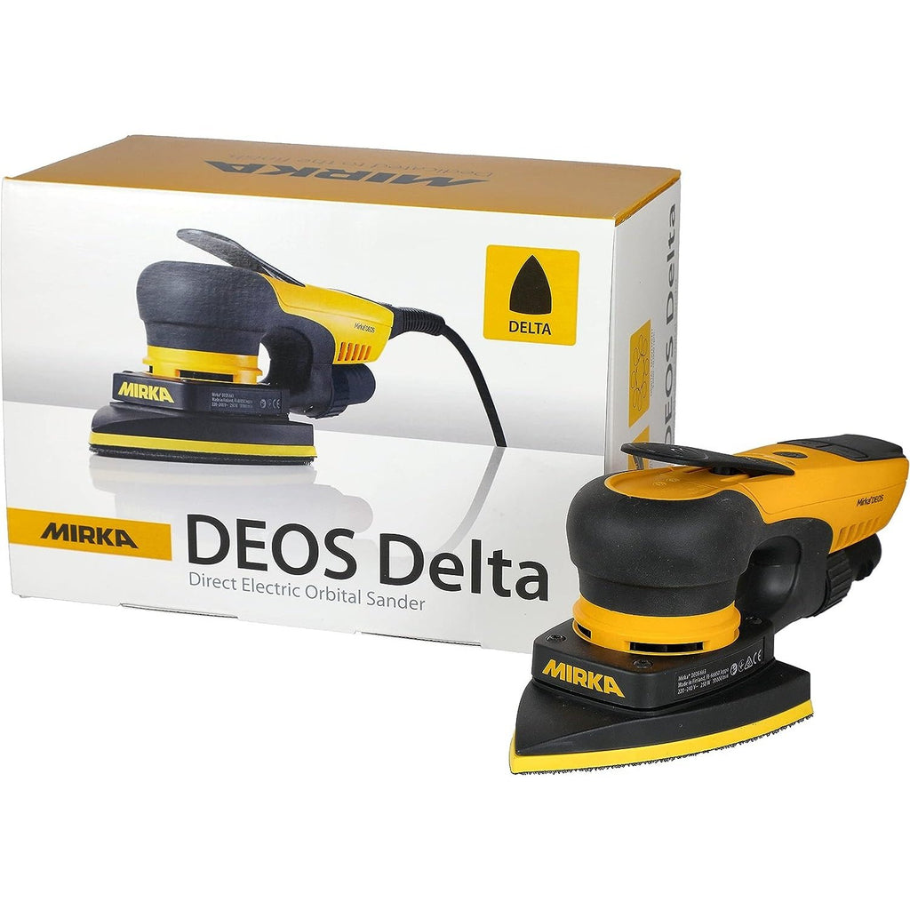 4 x 6 x 6" Mirka DEOS Delta 663 Vacuum-Ready Electric Sander 3mm Orbit