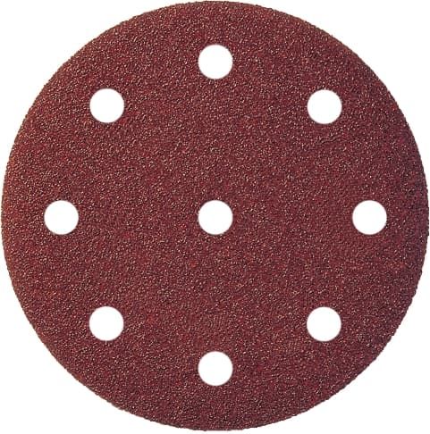 5" x 9 Hole - Velcro Hook & Loop Sanding Discs