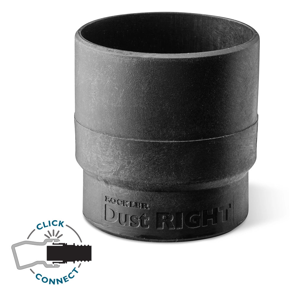 Dust Right Click-Connect FlexiPort 2-1/2'' Fitting Adapter