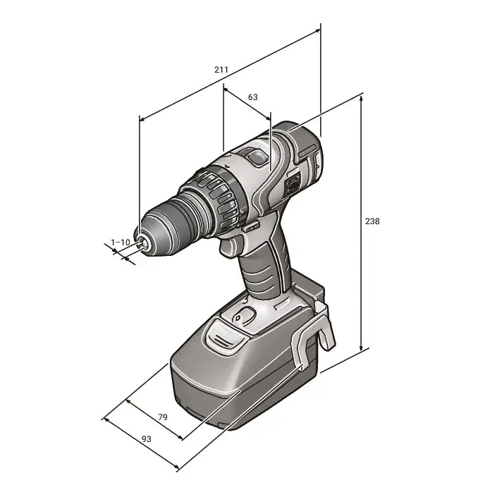 ABS 18 Q Select Cordless Drill/Driver 18V 2-speed